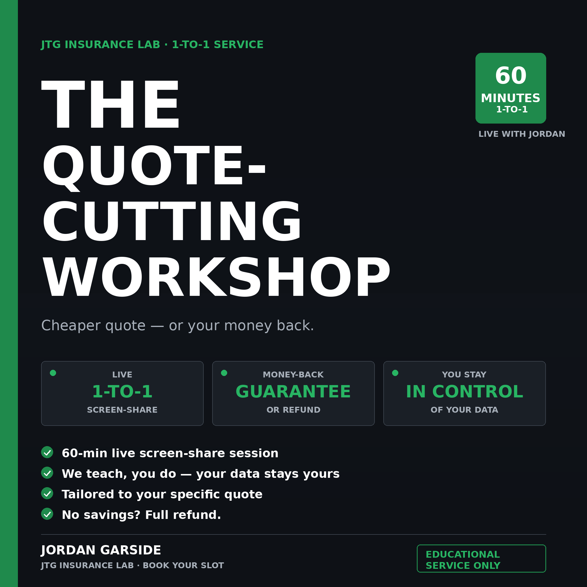 The Quote-Cutting Workshop
